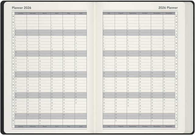 Detalle 1 de Collins Legacy 2026 A5 diary planner
