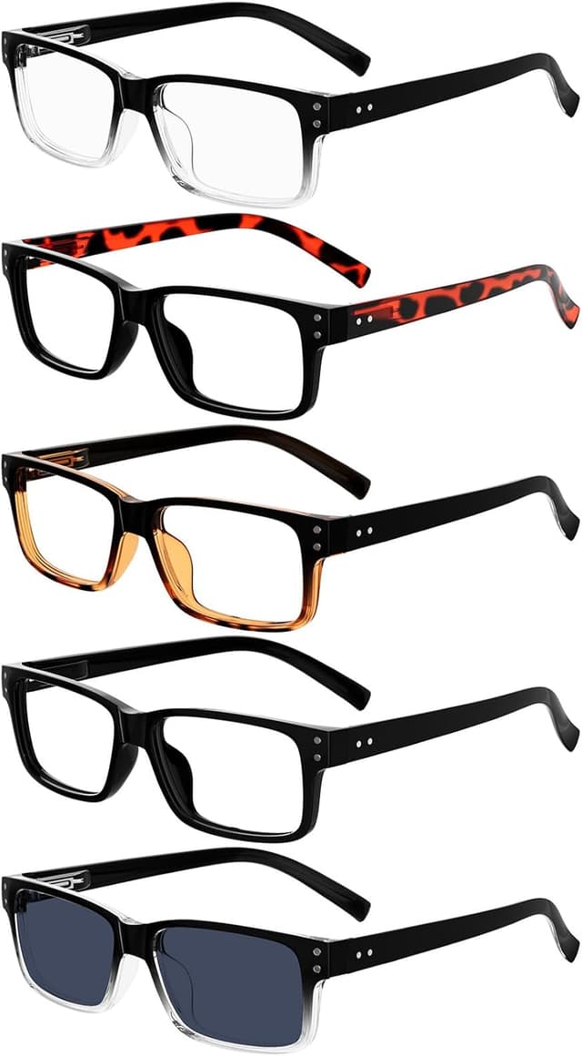 Detalle de Eyekepper Lesebrille 5er Pack mit 51 mm