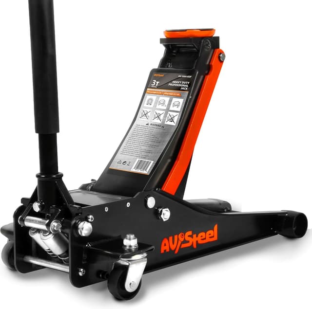 Detalle de AV Steel Low Profile Floor Jack 3 Ton (6600 lbs) Hydraulic Heavy-Duty Car Jack
