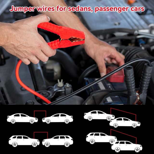 Thumbnail 6 de Jumper Cables for Car Battery 4m 2000A