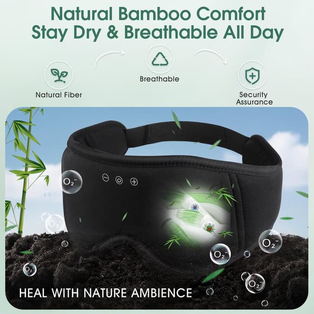 Thumbnail 6 de LC-dolida 3D Schlafmaske mit Bluetooth-Kopfhörern