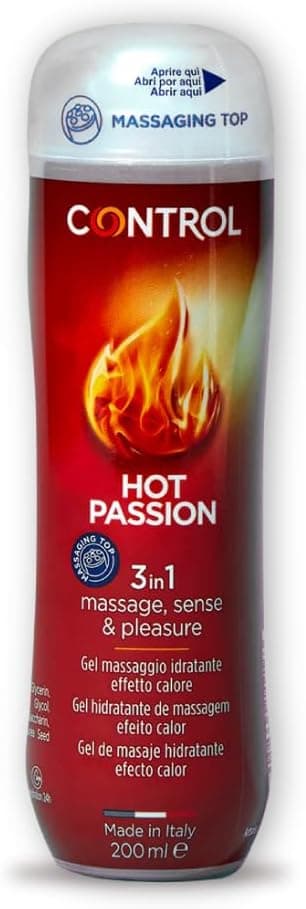Imagen de Control Hot Passion Gel Massaggio 3 in 1 200 ml en OfertitasTOP