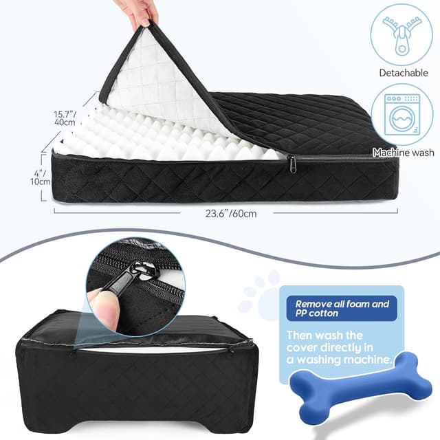 Thumbnail 4 de Dog Car Seat 50 lb capacity for travel