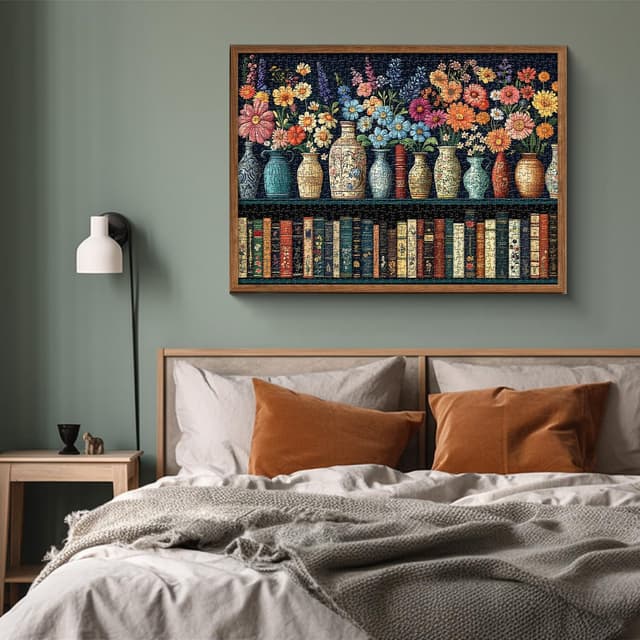 Thumbnail 5 de PICKFORU Wildflower Pages Puzzle 1000 pieces 🧩