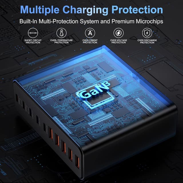 Thumbnail 4 de 750W USB C Charger Block 10-Port ๐