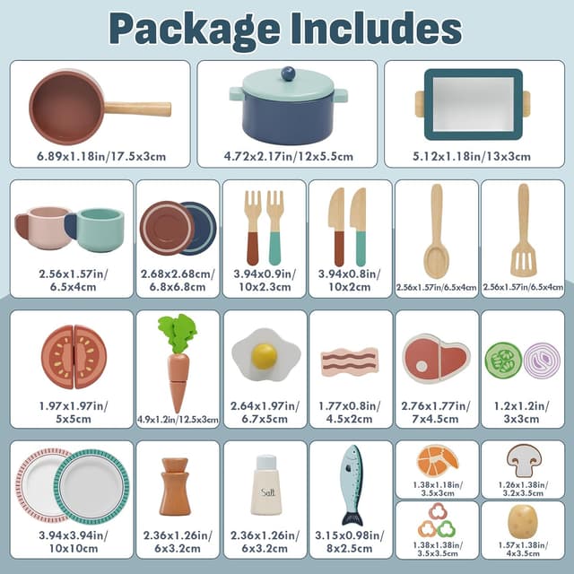 Thumbnail 5 de Lehoo Castle Wooden Kitchen Toys