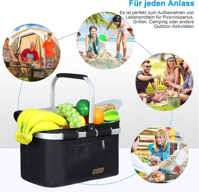 Thumbnail 6 de ABIUBIU 35L Kühltasche Picknickkorb 35L