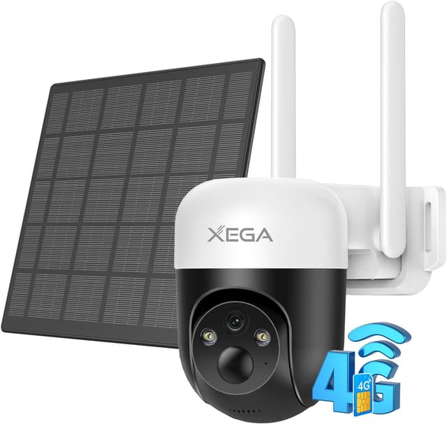 Detalle de Xega 4G LTE Solar Outdoor Camera 4G