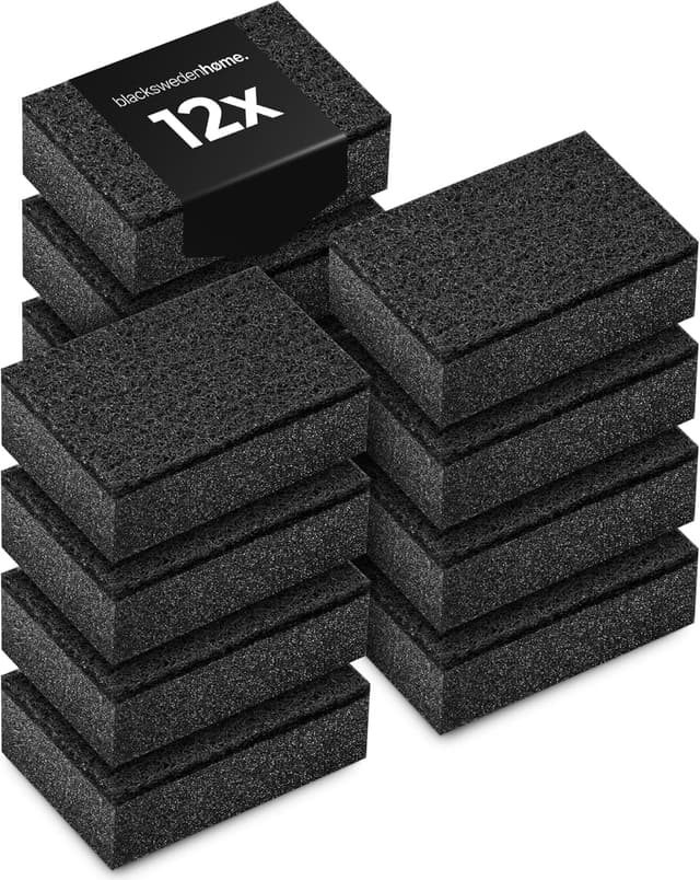 Imagen de blackswedenhome. SVAMP Schwamm 12 Stück Schwarz en OfertitasTOP