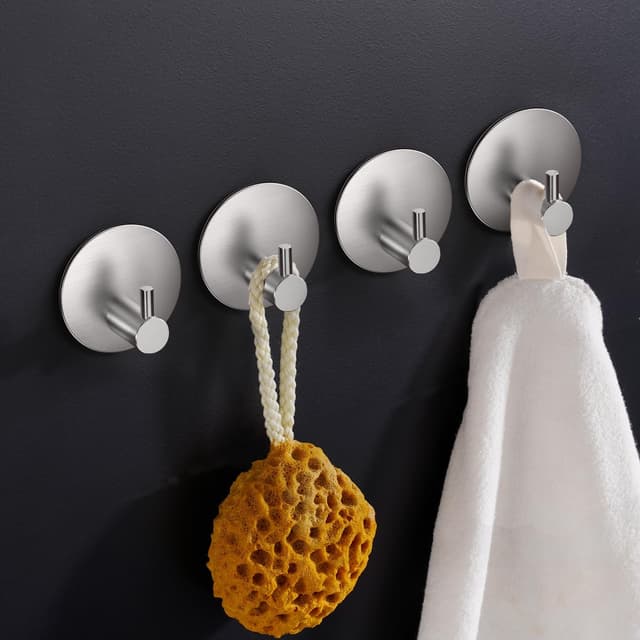 Detalle 2 de Aikzik Self Adhesive Hooks 8kg load, 4 pack