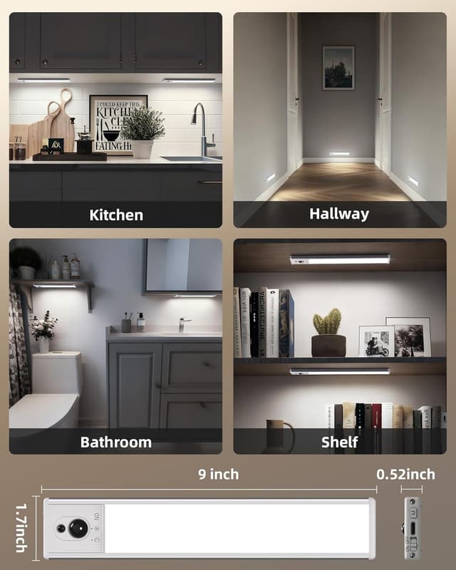 Thumbnail 6 de EZVALO Under Cabinet 5700K LED Lights 5-Pack