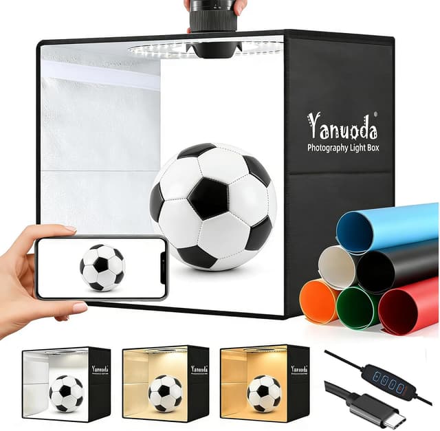 Detalle de Photo light box 40x40cm 18W for product shots