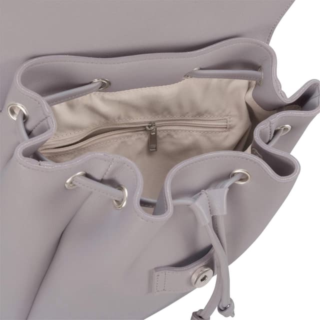 Detalle de Expatrié Noelle : sac à dos mauve femme en cuir synthétique, 9 L