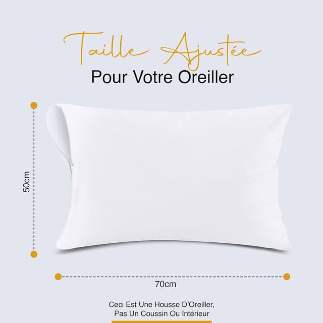 Thumbnail 1 de Utopia Bedding Protège Oreiller 50x70 cm