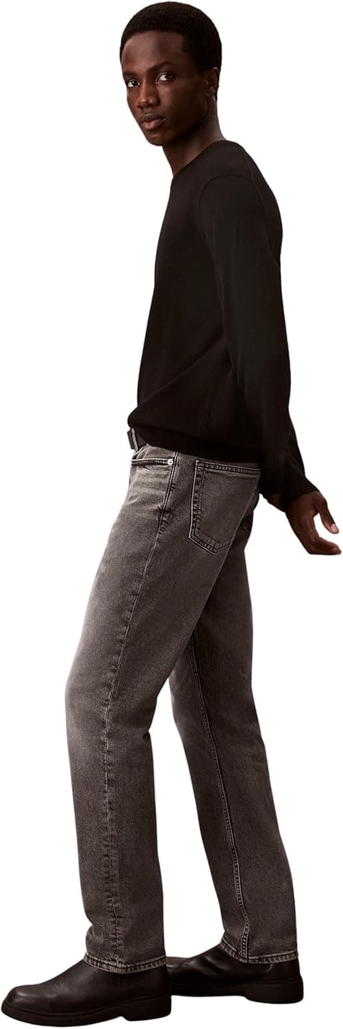 Detalle 1 de Calvin Klein men’s slim Pewter Rock Jean (LV04RD705G)