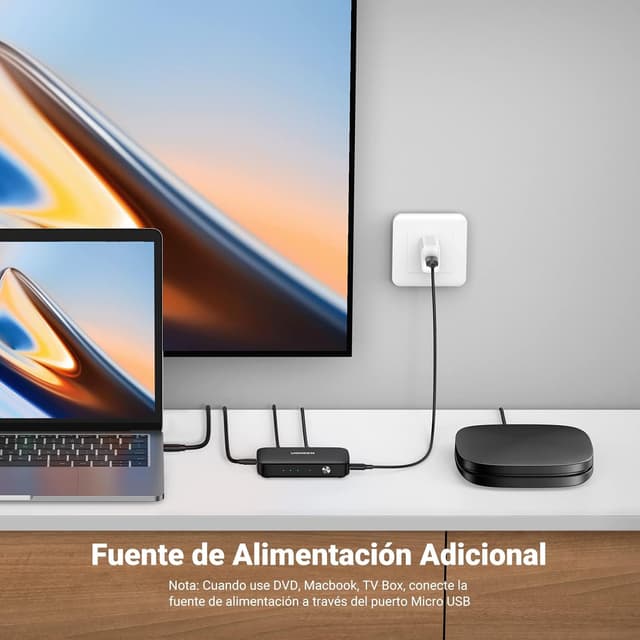 Thumbnail 4 de UGREEN HDMI Switch 3 Entradas 4K @30Hz