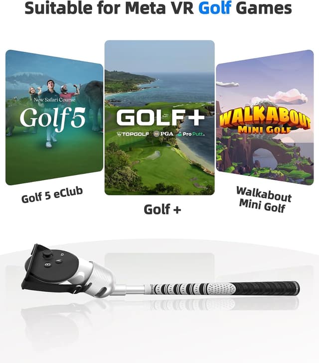 Detalle 1 de BRICOK VR Golf Club for Meta Quest