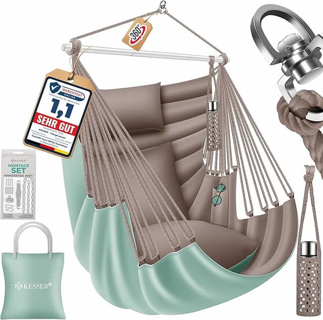 Detalle de KESSER® Haiti Haiti - Silla Colgante 150 kg, UV, Water-Resistant𝗲