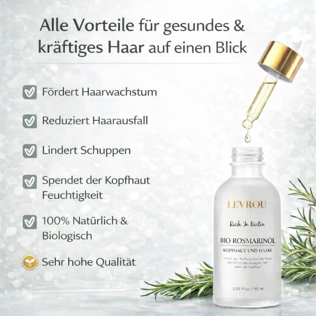 Thumbnail 1 de Levrou Rosmarinöl Haare 60ml Bio Haaröl