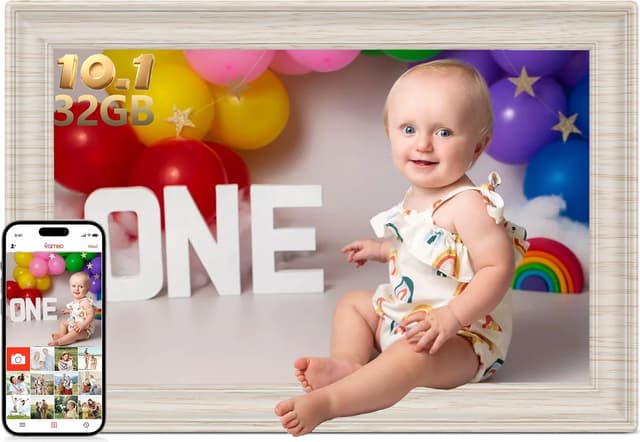 Detalle de Frameo 10.1" WiFi digital photo frame 32GB