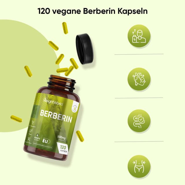 Thumbnail 6 de WeightWorld Berberin Kapseln 500 mg 💊