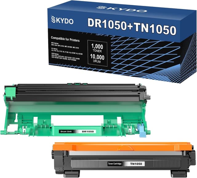 Detalle de Toner TN1050 + Tamburo DR1050 compatibili per Brother: kit 1 toner e 1 tamburo DR1050