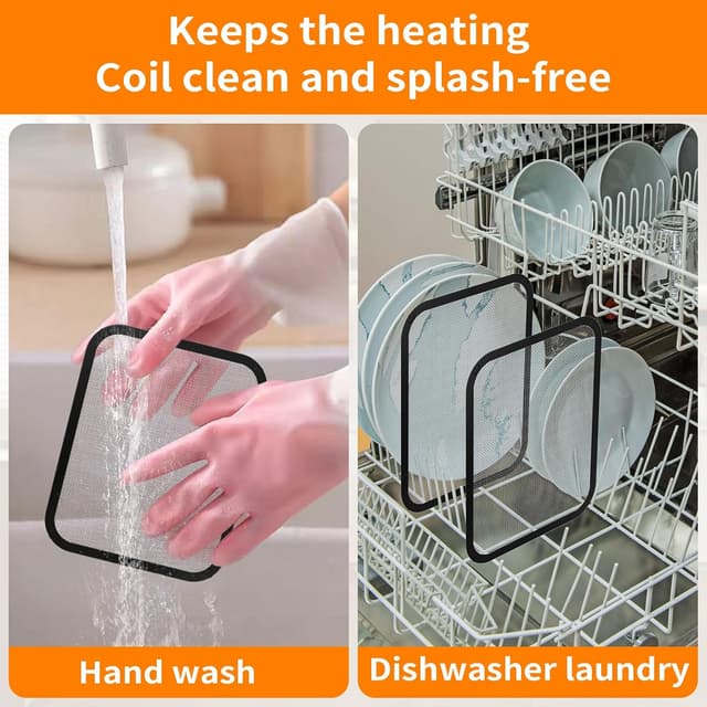 Detalle 2 de Grille anti projection réutilisable pour friteuse à air chaud Cosori (compatibles 8,5 L et Dual Blaze TwinFry 10 L)