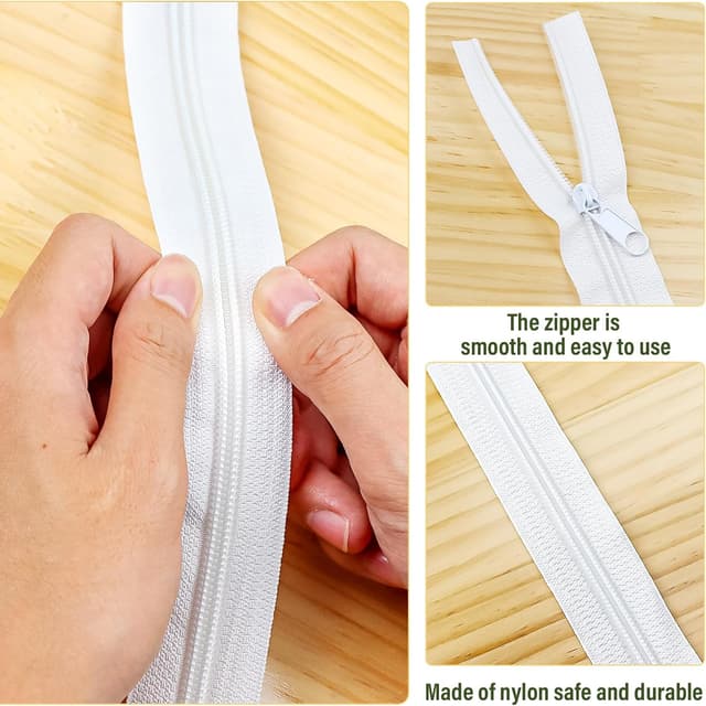 Thumbnail 4 de TAIANJI Nylon Coil Zipper 10m roll