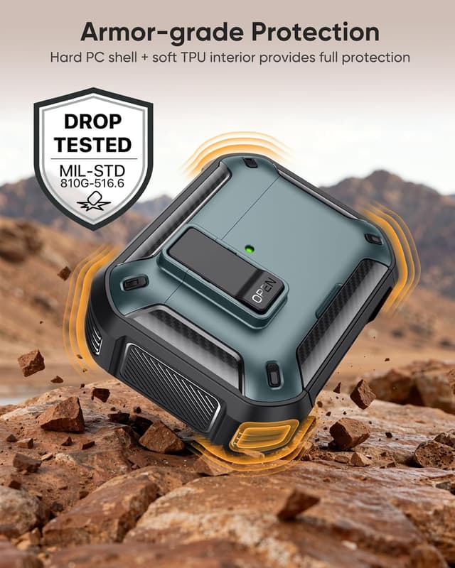 Detalle 2 de MoKo AirPods Pro 3 case with Lock