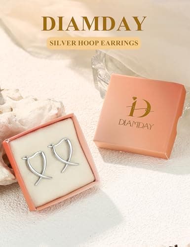 Detalle 2 de Diamday Pendientes Stud Plata 925