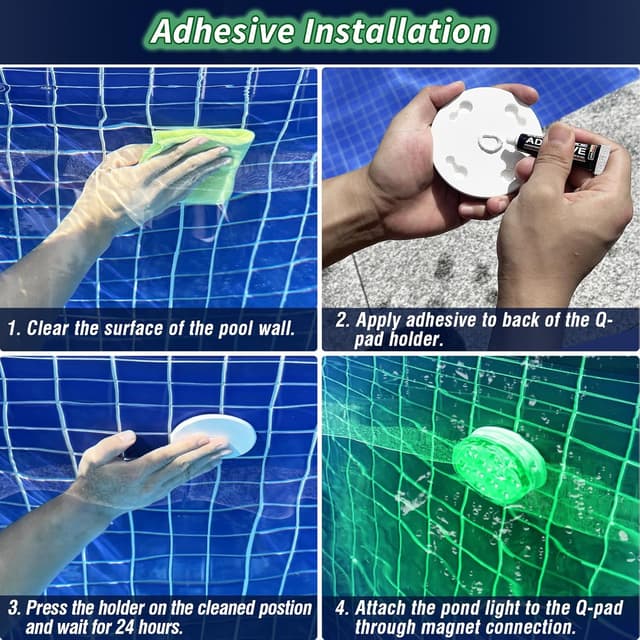 Thumbnail 3 de Qoolife LED Sommergibili Ricaricabile con Telecomando