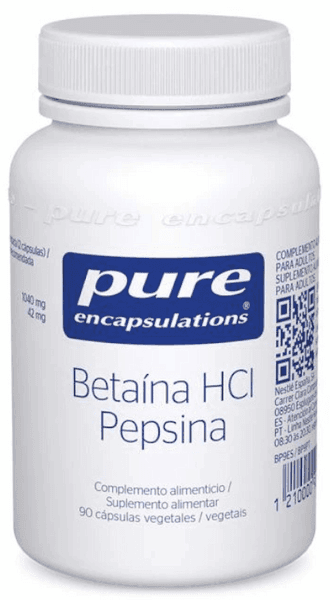 Imagen de Pure Betaina HCl Pepsina 90 Veg 🍋 en OfertitasTOP