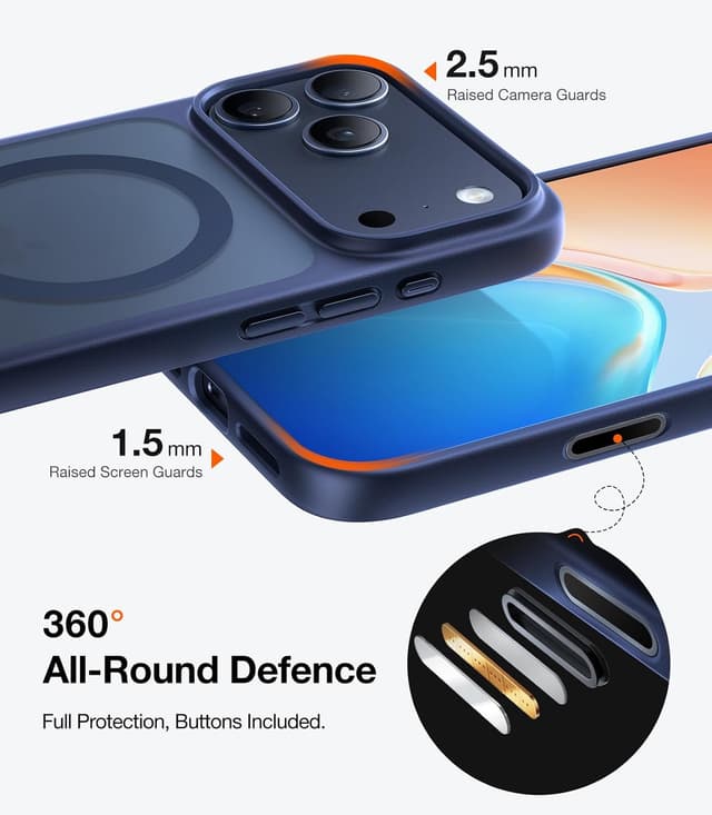 Detalle 2 de TORRAS iPhone 17 Pro MagSafe case, 12ft shockproof