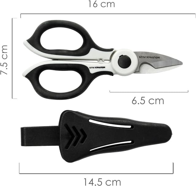 Detalle 2 de Forbici Elettricista da 155 mm con manico TPR Plus (non tensione) e lame in acciaio inox