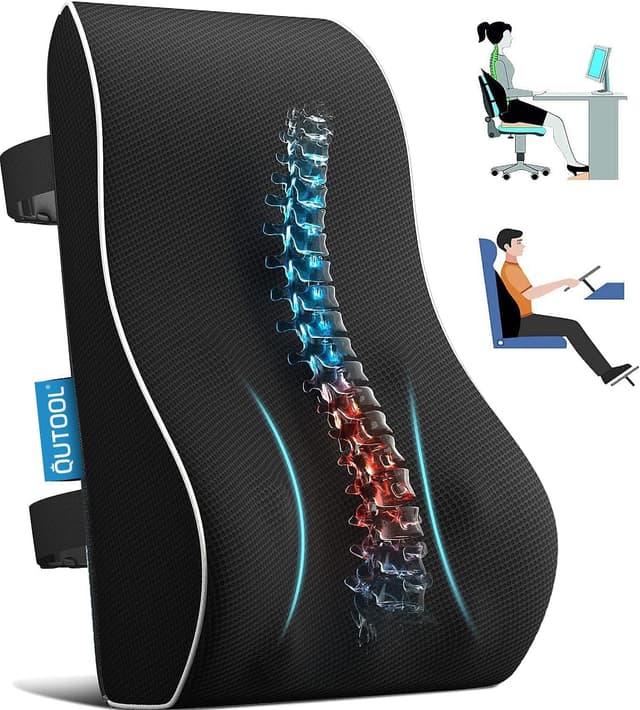 Imagen de Qutool Lumbar Support Pillow 12.6x15.4x3.5 en OfertitasTOP