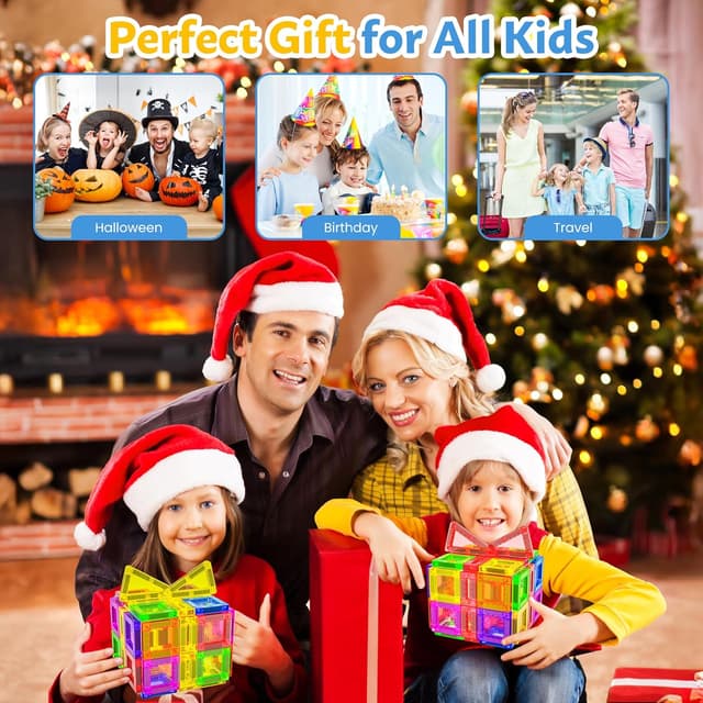 Detalle 2 de MXBLOCKY Magnetische Bausteine 41-teiliges Reiseset mit Magnetbox (Mini Magnetbausteine)