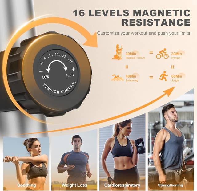 Detalle 2 de Neezee Crosstrainer für Zuhause mit Bluetooth 6 kg