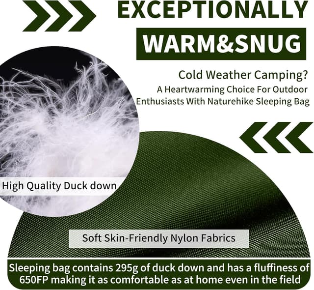 Thumbnail 4 de Naturehike Daunenschlafsack Ultraleicht 12°C