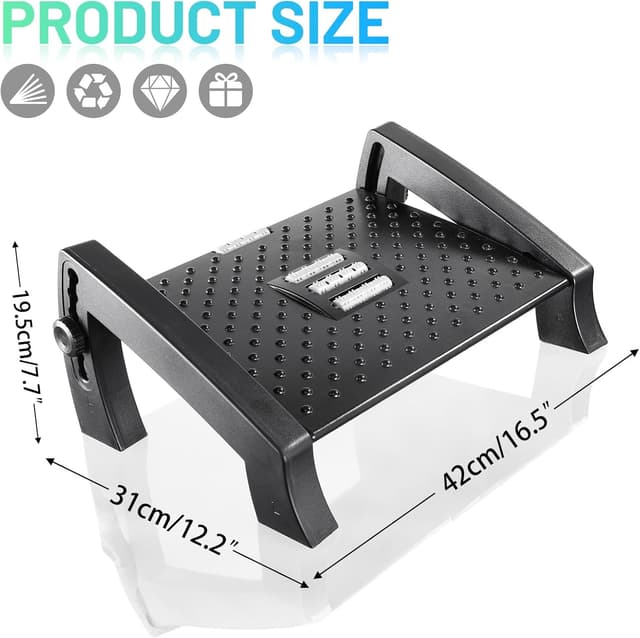 Thumbnail 1 de Mkitnvy Poggiapiedi Ergonomico 6 livelli