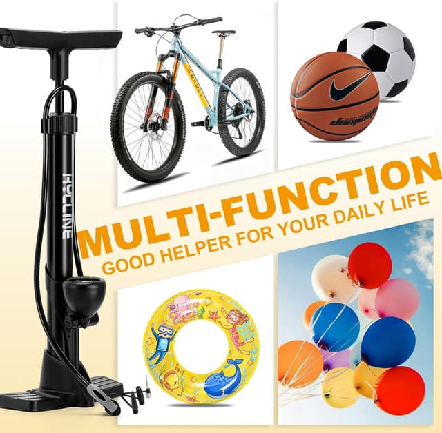 Thumbnail 6 de Hycline Bike Floor Pump 160 PSI Gauge