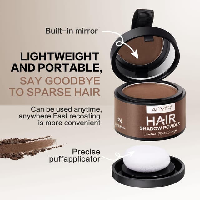 Detalle 2 de Sombra para el Cabello Marrón claro 1 unidad