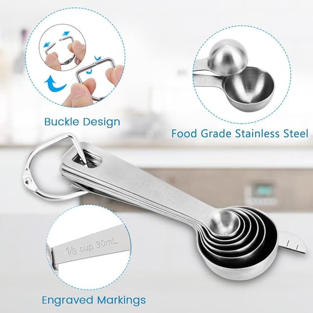 Thumbnail 2 de HAUSPROFI Measuring Cups and Spoons Set 13-piece