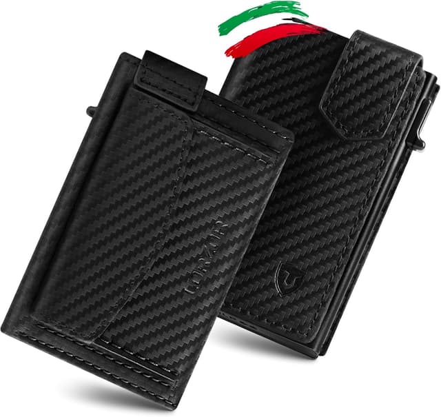 Detalle de Portacarte LORZOR RFID slim con 10 carte