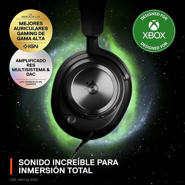 Detalle 1 de SteelSeries Arctis Nova Pro - Cascos Xbox con Audio