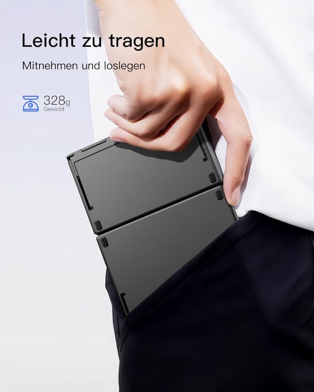 Detalle 2 de Inateck Nomad N0135 faltbare Bluetooth‑Tastatur 328,5 g