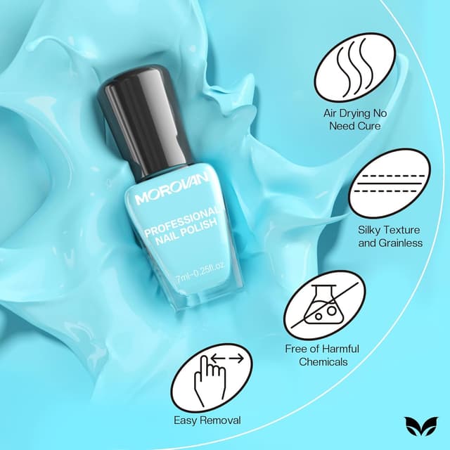 Detalle 2 de Morovan 15 Bright Color nail polish set