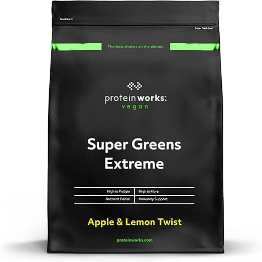 Detalle de Protein Works Super Greens Extreme 🍏 150 Beneficios Saludables