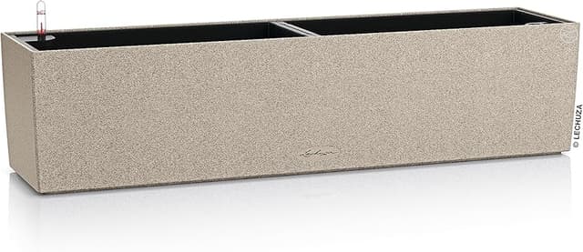 Detalle de Lechuza BALCONERA Stone 80 maceta riego automático 79 cm