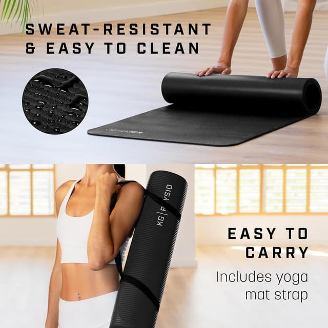 Thumbnail 3 de KG Physio Yoga Mat 183cm high-density NBR