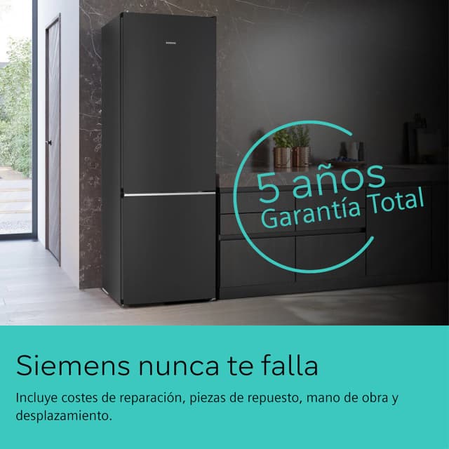 Detalle de Siemens KG49N4XAF frigorífico combi 203 cm